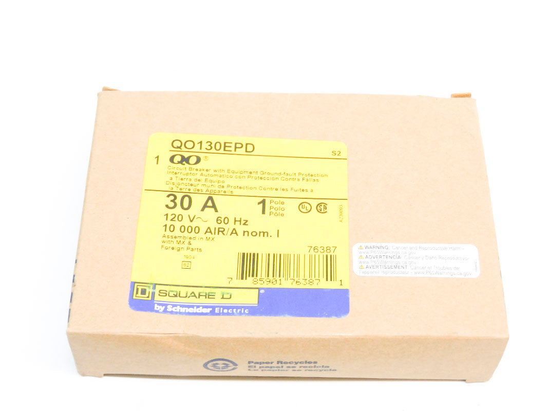 SQUARE D QO130EPD 120V 30A NSMP