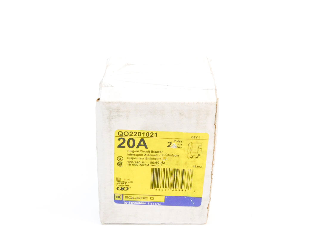 SQUARE D QO2201021 120/240V 20A NSFS