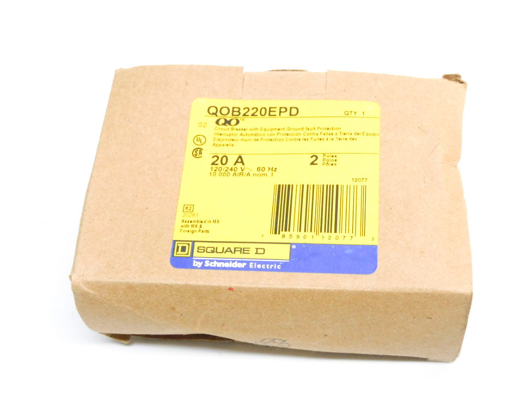 SQUARE D QOB220EPD 120/240V 20A NSMP