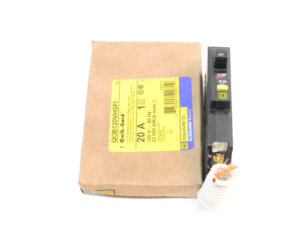 SQUARE D QOB120VHGFI 120V 20A NSMP