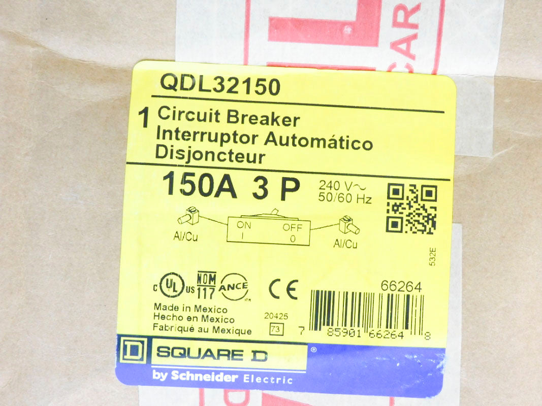 SQUARE D QDL32150 240V 150A NSFS