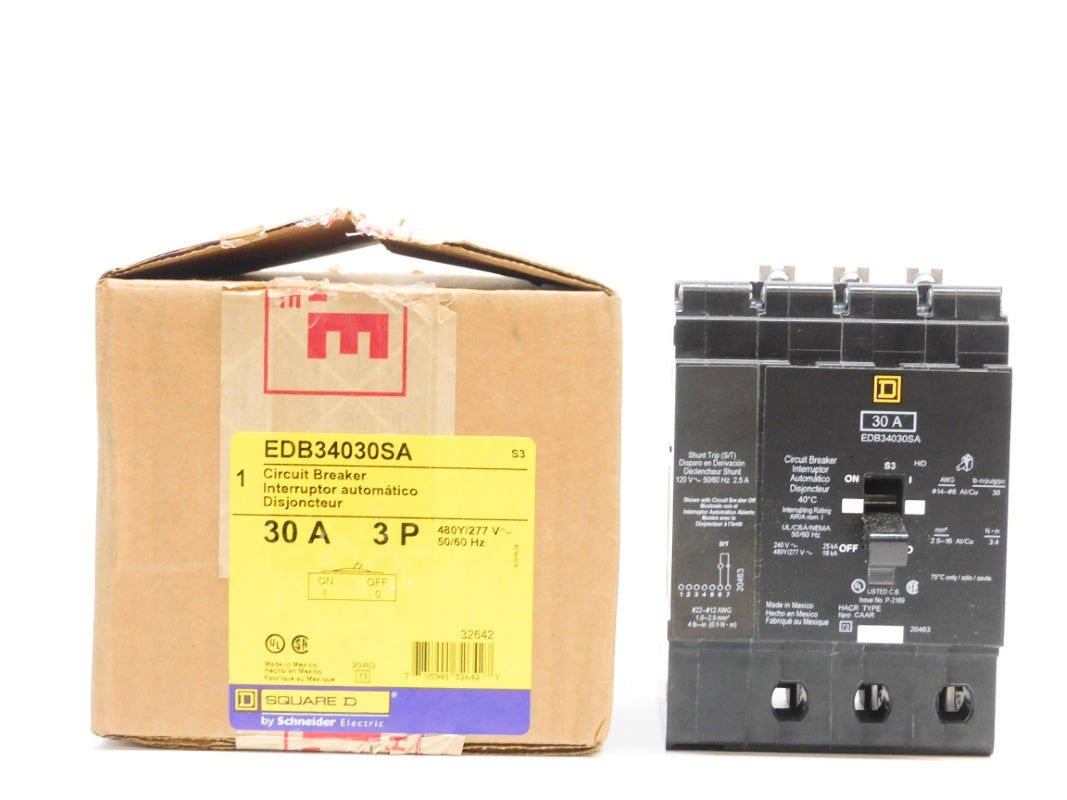 SQUARE D EDB34030SA 30A 277V NSMP