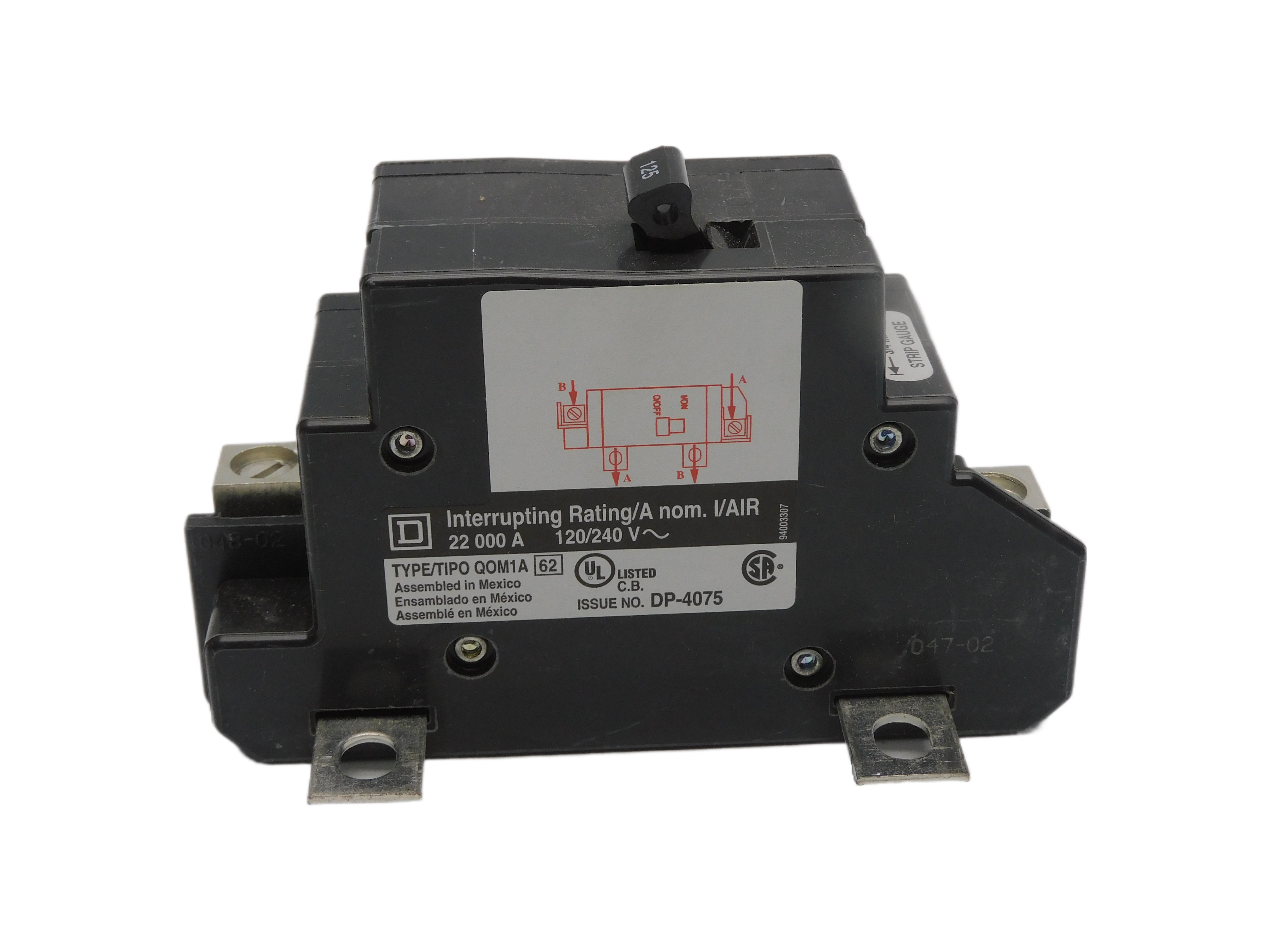 SQUARE D QOM125VHCP 240V 125A NSMP