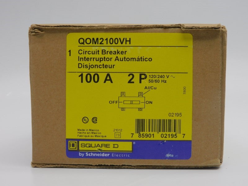 SQUARE D QOM2100VH 120/240V 100A NSMP