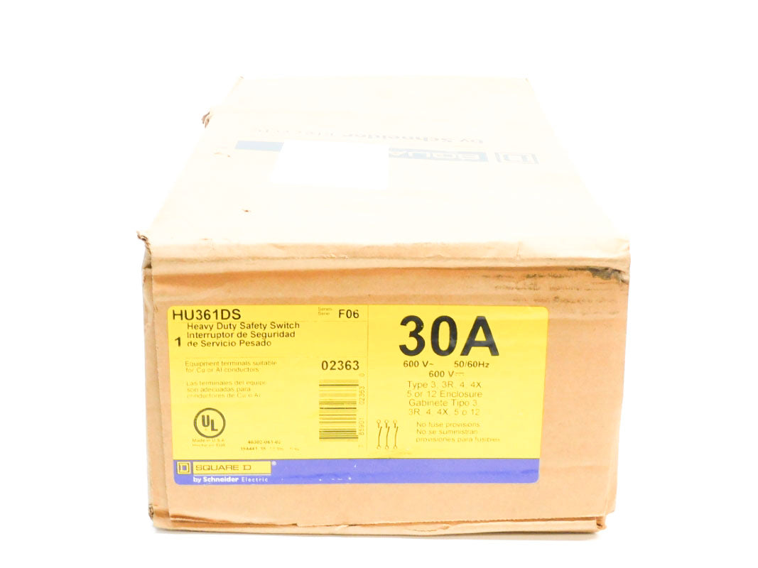 SQUARE D HU361DS SER. F06 NSFS