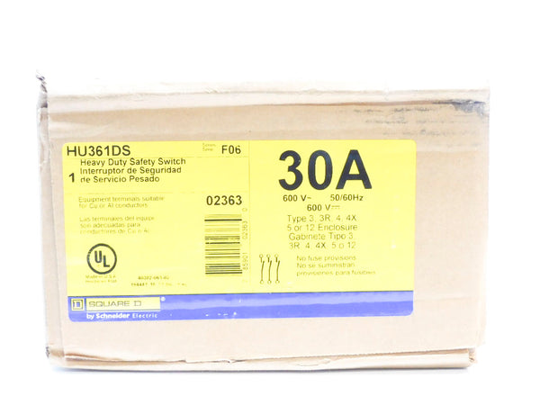 SQUARE D HU361DS SER. F06 NSFS