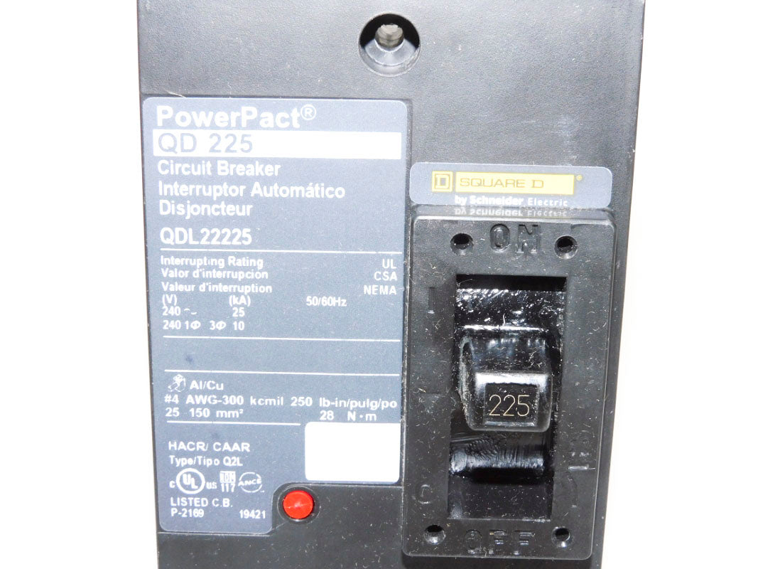 SQUARE D QDL22225 240V 225A NSMP
