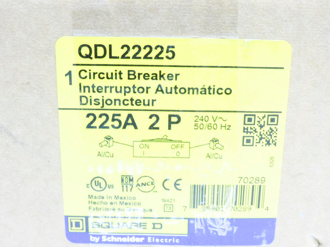 SQUARE D QDL22225 240V 225A NSMP
