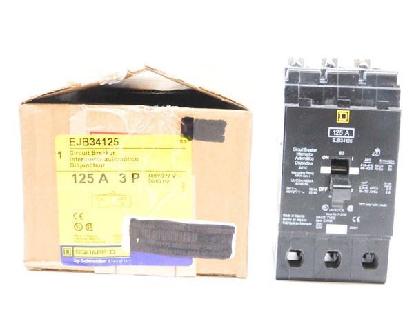 SQUARE D EJB34125 277V 125A NSMP