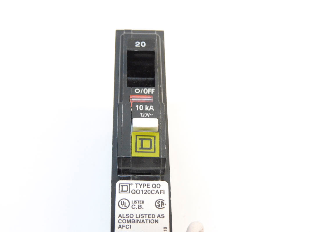 SQUARE D QO120CAFI 120V 20A UNMP