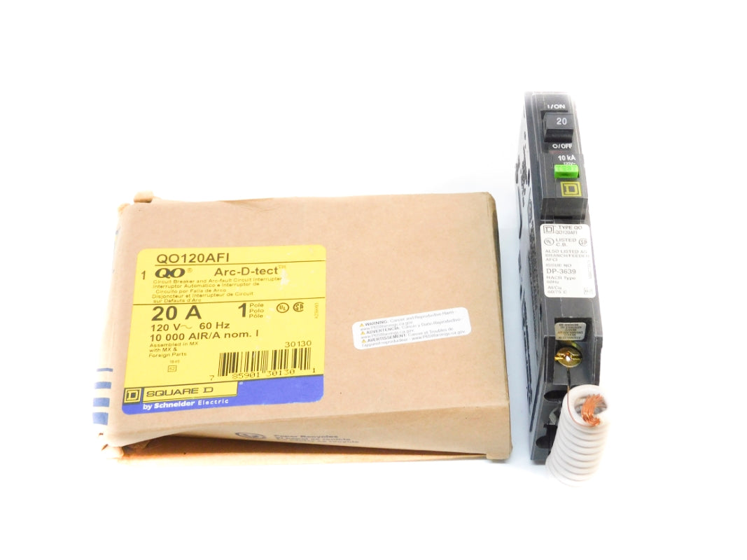 SQUARE D QO120AFI 120V 20A NSMP