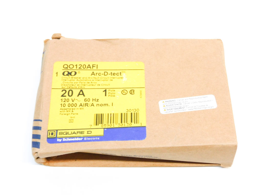 SQUARE D QO120AFI 120V 20A NSMP