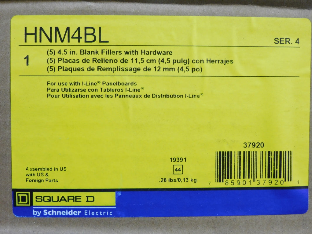 SQUARE D HNM4BL SER. 4 (PKG OF 5) NSMP
