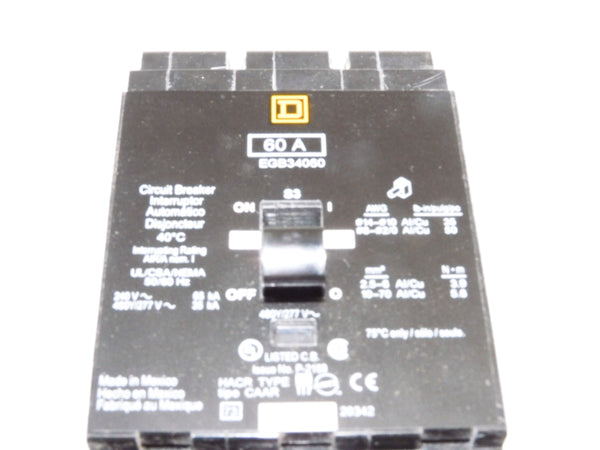 SQUARE D EGB34060 SER. 3 480V 60A NSMP