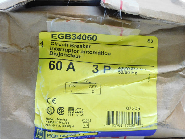 SQUARE D EGB34060 SER. 3 480V 60A NSMP