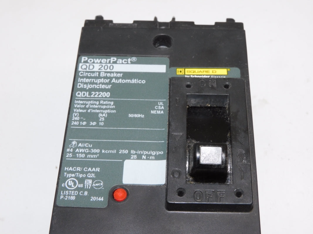 SQUARE D QDL22200 240V 200A NSMP