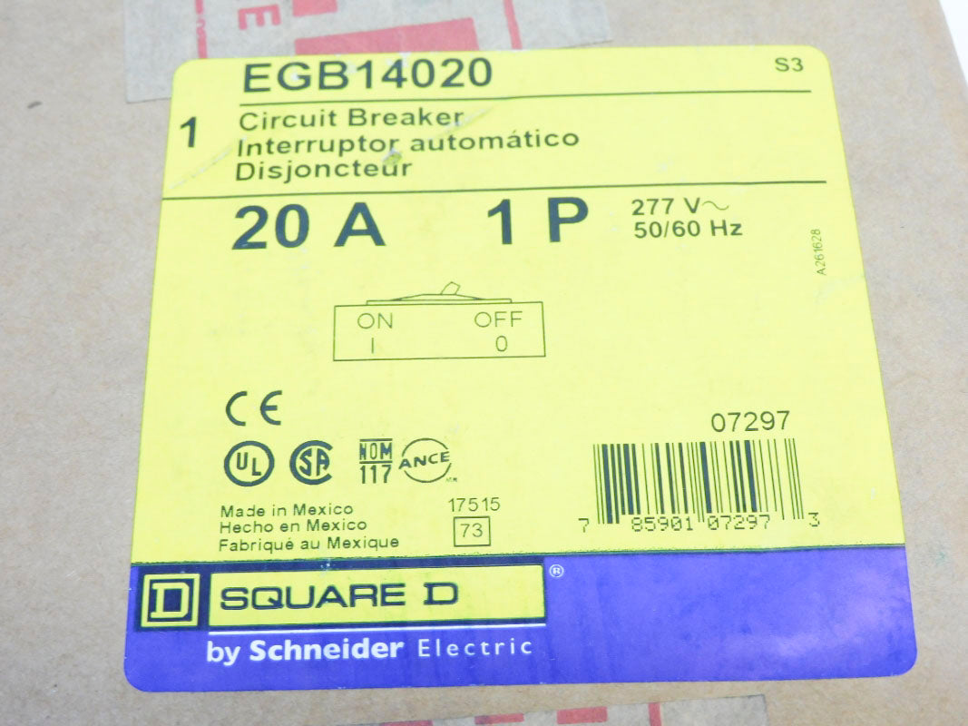 SQUARE D EGB14020 277V  20A NSFS