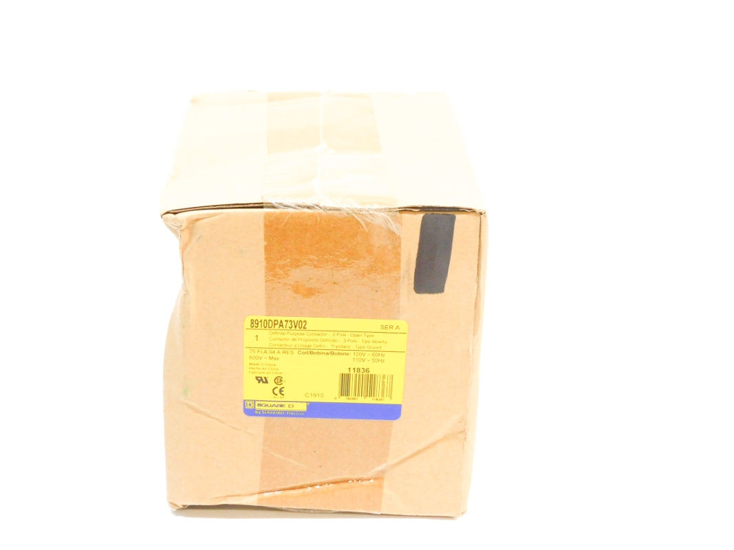 SQUARE D 8910DPA73V02 SER. A 110/120V NSFS