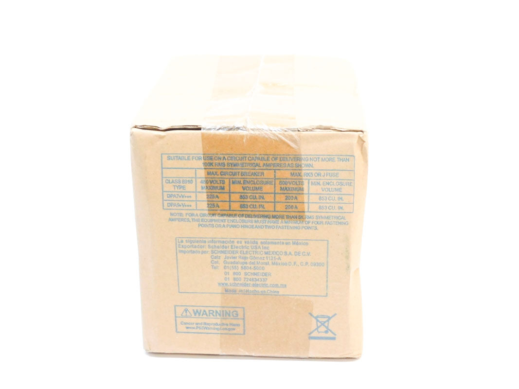 SQUARE D 8910DPA73V02 SER. A 110/120V NSFS
