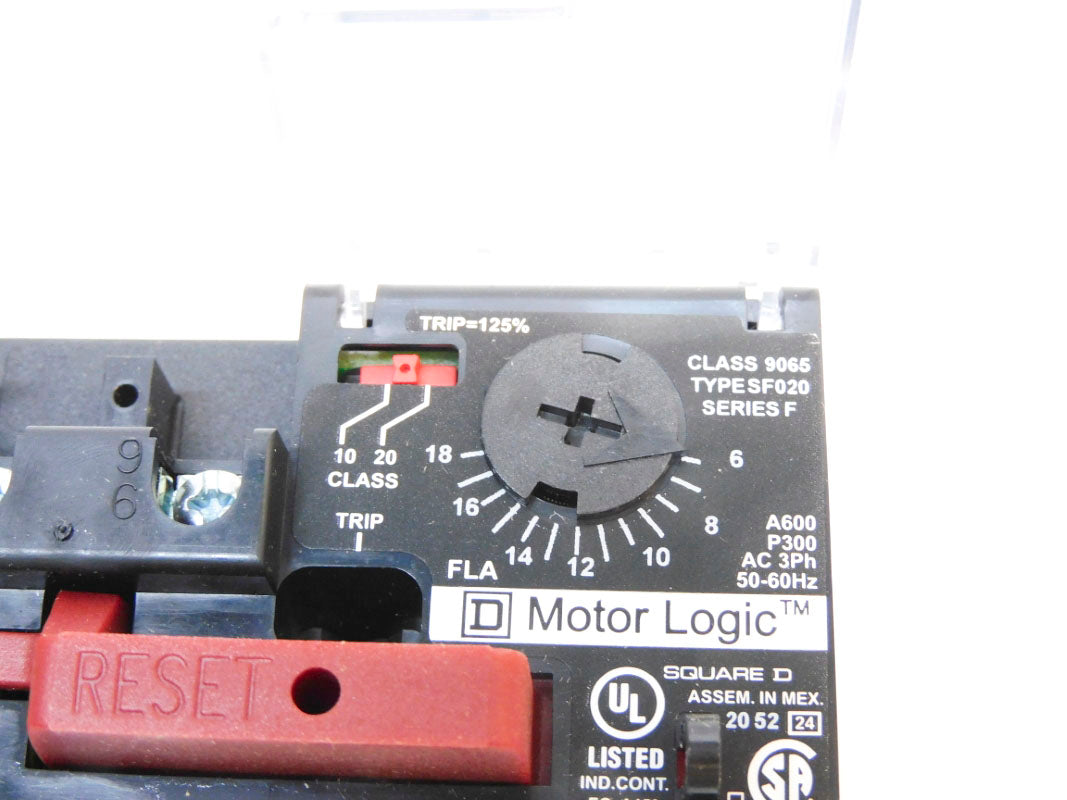 SQUARE D 9065SF020 SER. F 6-18A NSMP
