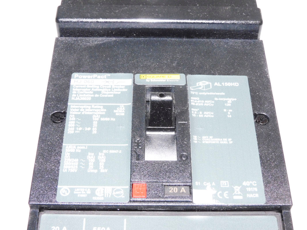 SQUARE D HJA36020 600V 20A NSMP