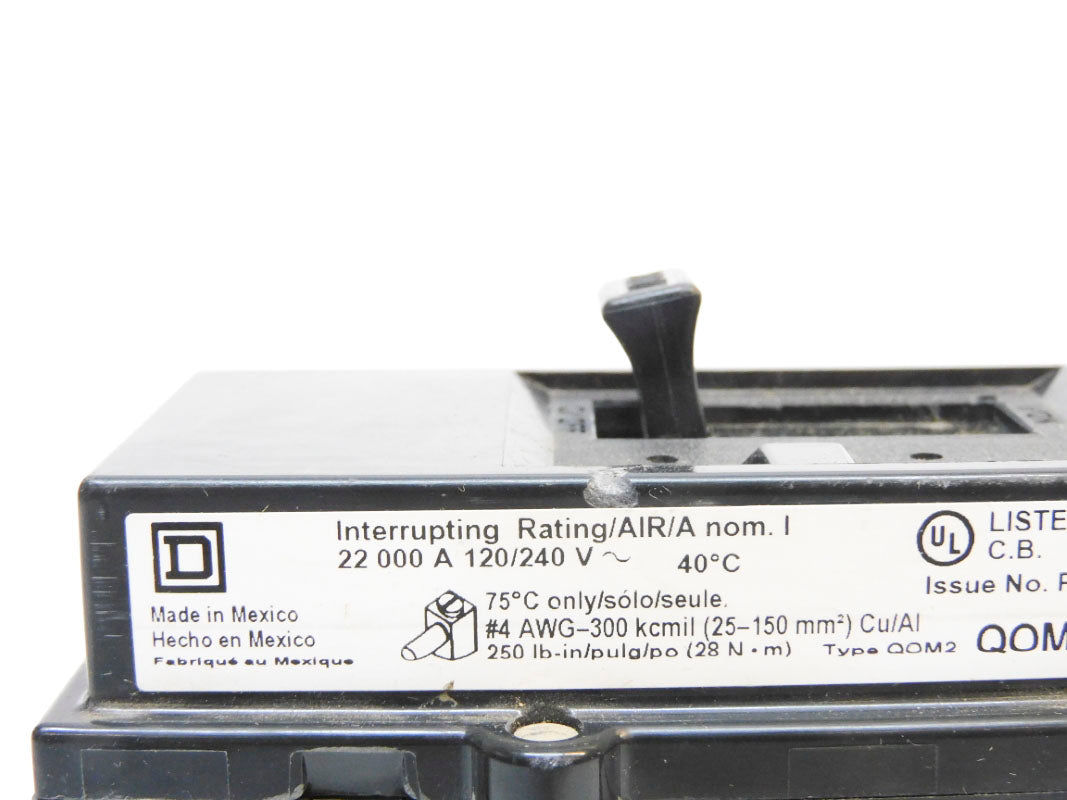 SQUARE D QOM2200VH 120/240V 200A (AS PICTURED) NSNP
