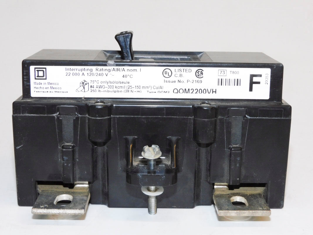 SQUARE D QOM2200VH 120/240V 200A (AS PICTURED) NSNP