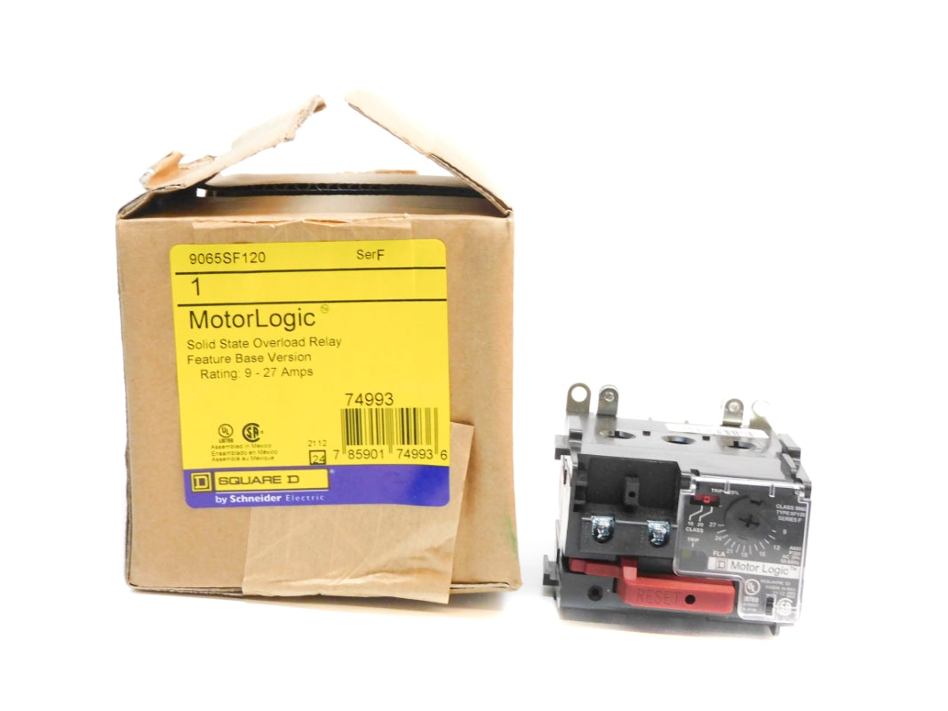 SQUARE D 9065SF120 SER. F 9-27A NSMP