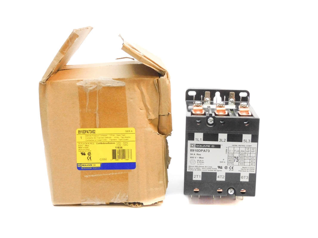 SQUARE D 8910DPA73V02 SER. A 110/120V NSMP