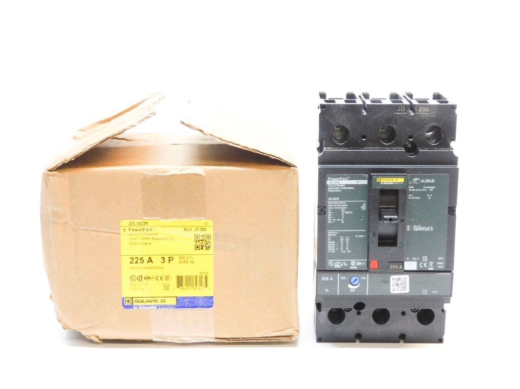 SQUARE D JDL36225 SER. 1 600V 225A NSMP