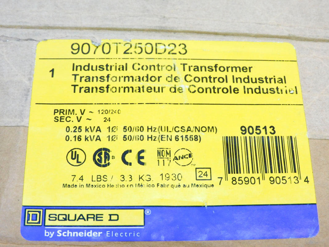 SQUARE D 9070T250D23 120/240V NSFS