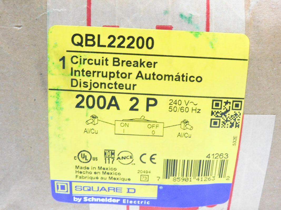 SQUARE D QBL22200 240V 200A (AS PICTURED) NSMP