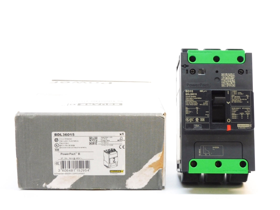SQUARE D BDL36015 480V 15A NSMP