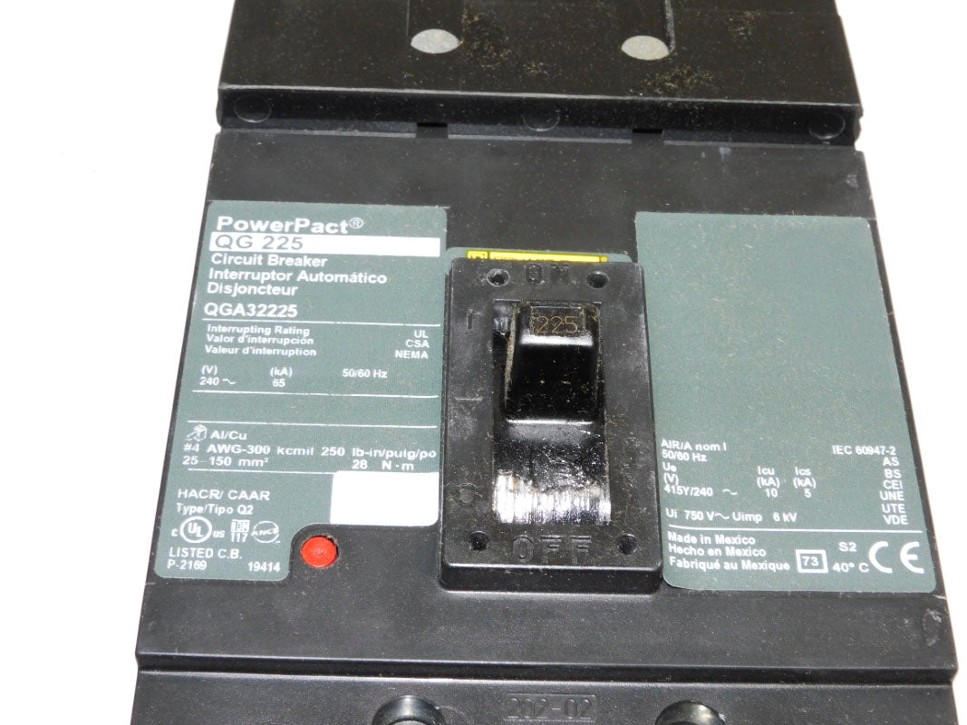 SQUARE D QGA32225 240V 225A NSMP