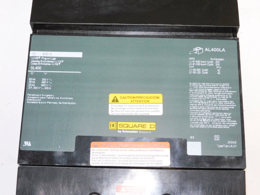 SQUARE D SL400 400A 600/250V NSMP