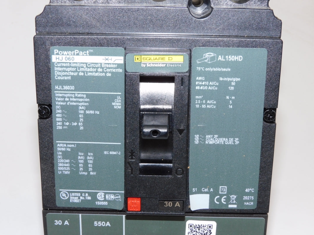 SQUARE D HJL36030 600V 30A NSMP