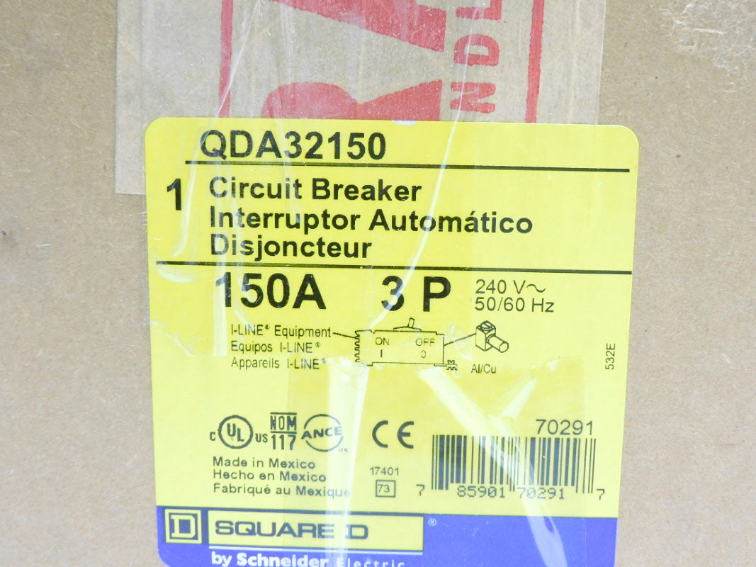 SQUARE D QDA32150 150A 240V NUPI