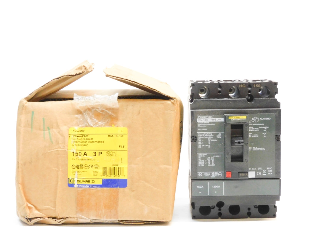SQUARE D HGL36150 600V 150A NSMP