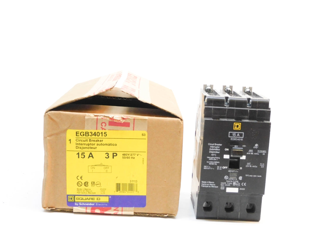 SQUARE D EGB34015 277V 15A NSMP