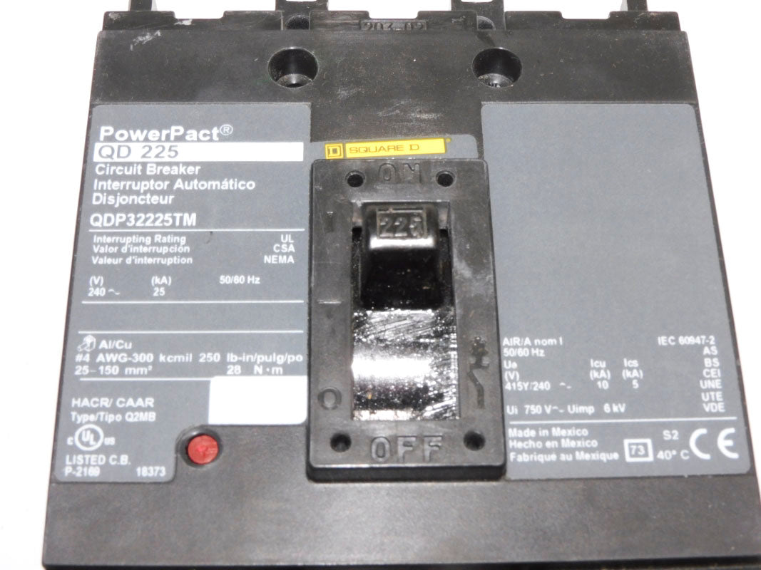 SQUARE D QDP32225TM 240V 225A NSNP