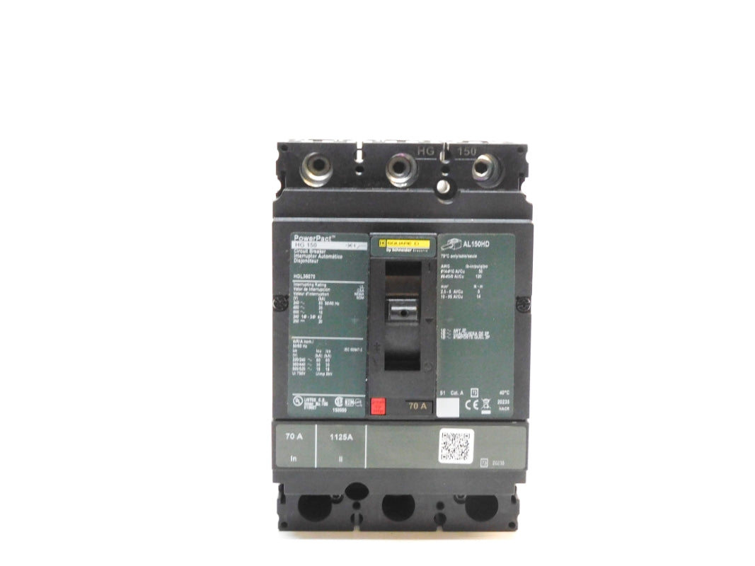 SQUARE D HGL36070 70A 600V NSNP
