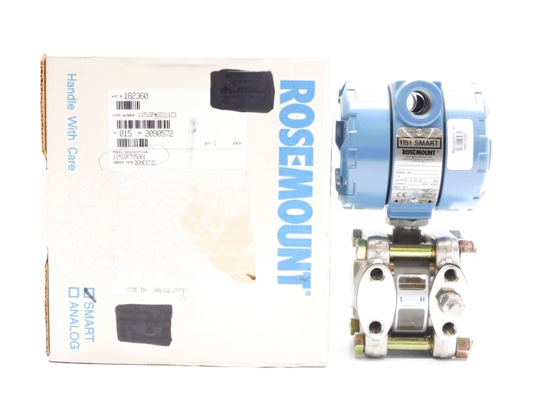 ROSEMOUNT 1151GP7S52B1 0-300PSI 45VDC NSMP