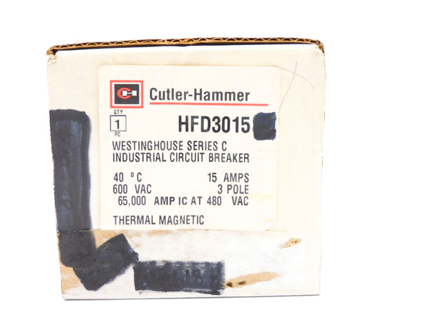 CUTLER HAMMER HFD3015 SER. C 15A 600VAC NSMP