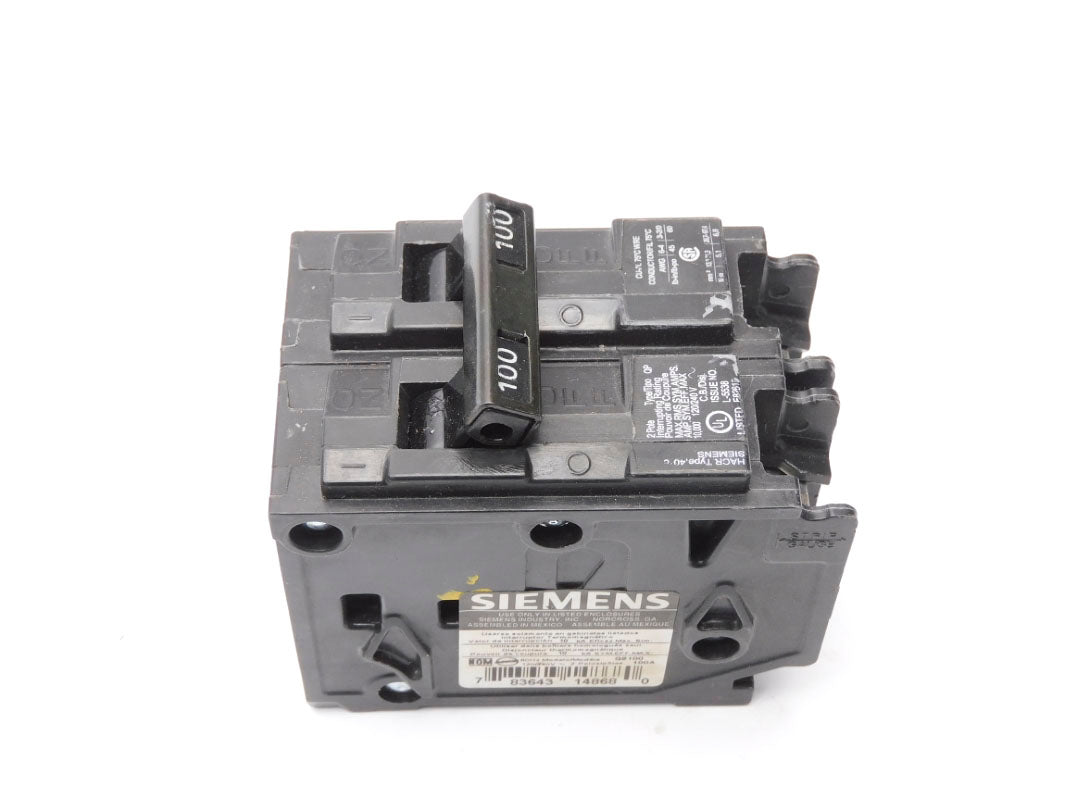 SIEMENS Q2100 120/240V 100A UNMP