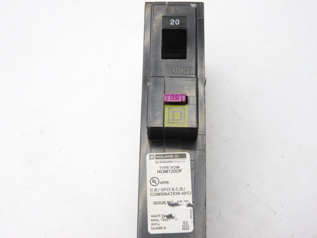 SQUARE D HOM120DF 20A 120V UNMP
