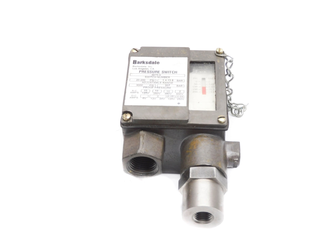 BARKSDALE 9675-0 600V 2A 20-200PSI NSNP