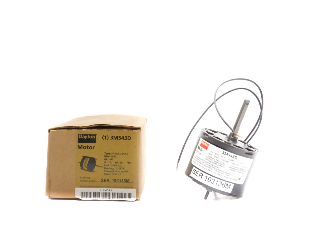 DAYTON 3M543D 115V 1.1A NSMP