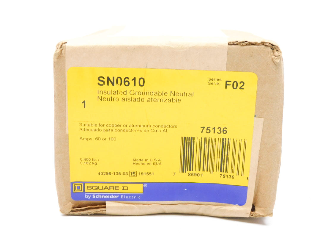 SQUARE D SN0610 SER. F02 60/100A NSFS