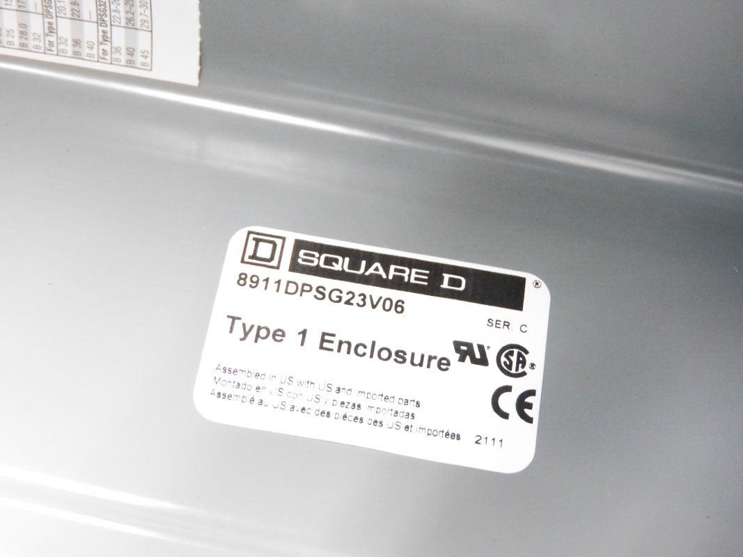 SQUARE D 8911DPSG23V06 SER. C 440/480V NSNP