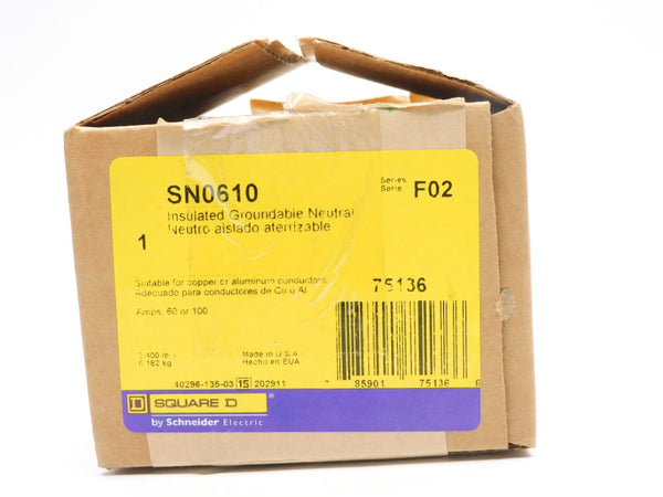 SQUARE D SN0610 SER. F02 60/100A NSMP